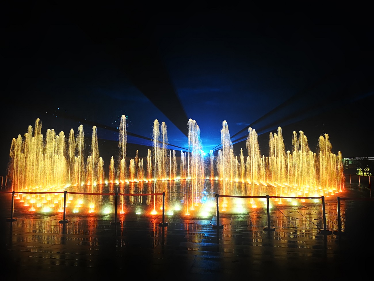 福建福州上蓋公園音樂噴泉