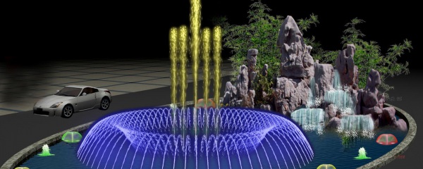 西安噴泉公司關(guān)于噴泉水景造型