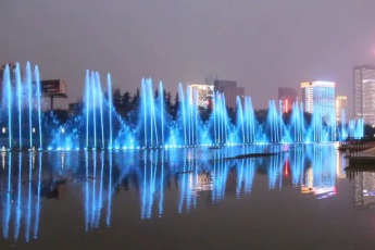 六通噴泉公司-西安永陽(yáng)公園音樂噴泉工程