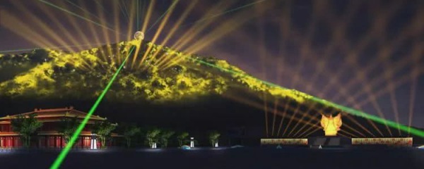 山體景區夜游燈光秀