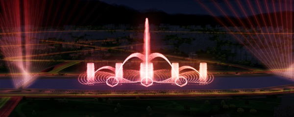 西安噴泉公司關于水上燈光秀設計